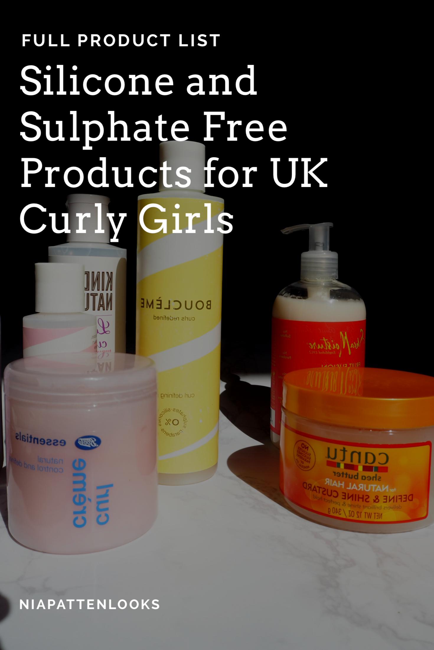Curly Girl Friendly Product Guide From UK Supermarkets And Drugstores